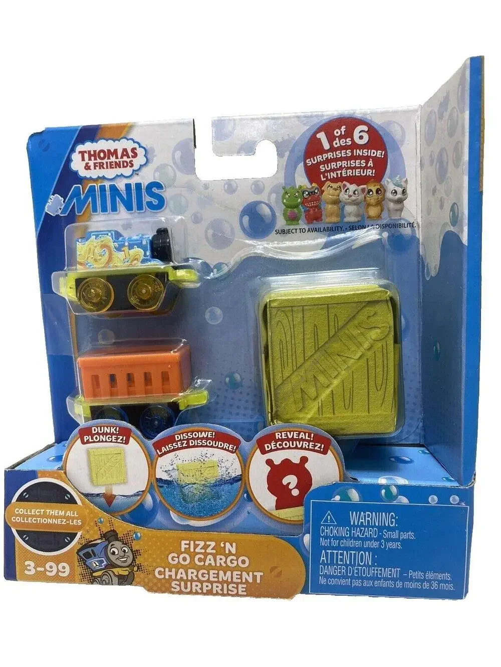 Thomas & Friends Minis Fizz 'N Go Cargo Surprise Set Percy New #1 Toy Train
